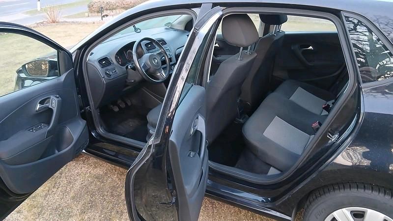 Gebraucht VW Polo Trendline 60 PS (44 kW) 2010 Schwarz Kleinwagen