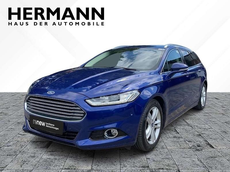 Blau Gebraucht 2015 Ford Mondeo Titanium Kombi | 13.999 € (Etwas zu teuer) - Bild 1/4