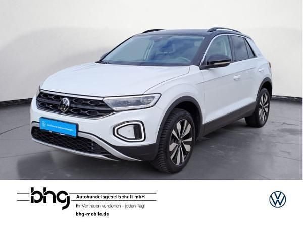 Weiß (pure white/schwarz) Gebraucht 2025 VW T-Roc SUV | 29.991 € (Fairer Preis) - Bild 1/4
