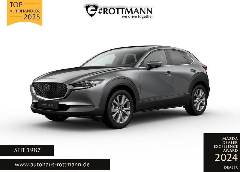 Grau Neu 2025 Mazda CX-30 Exclusive-Line SUV | 31.770 € - Bild 1/4