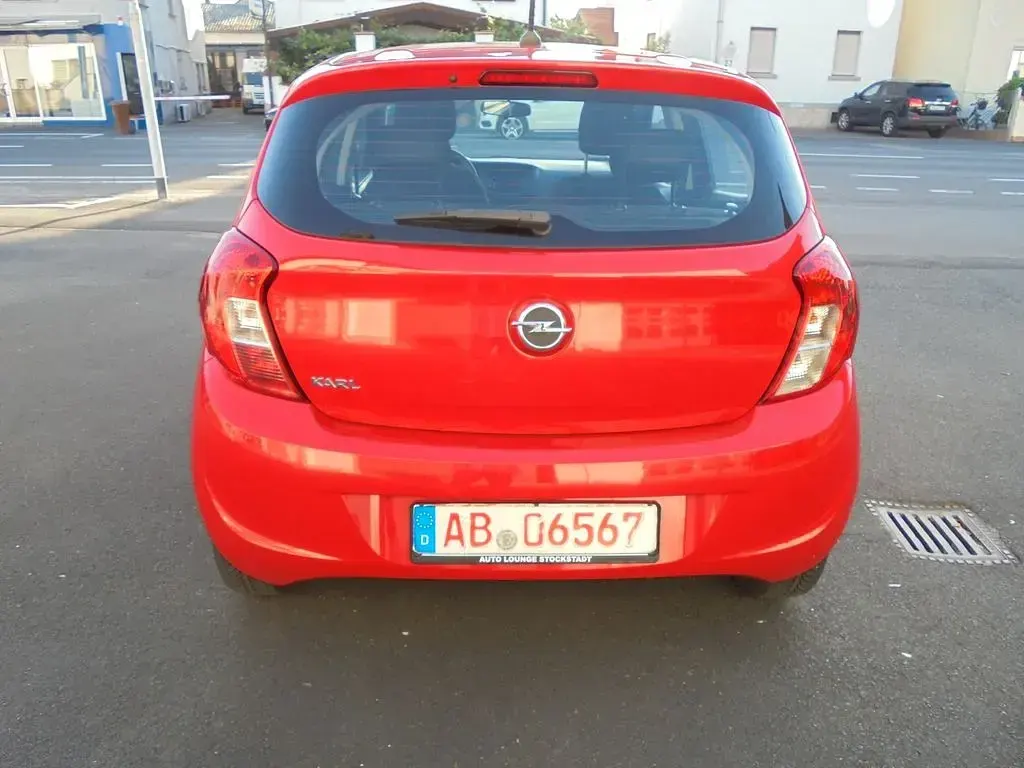 Używany Opel Karl Edition 73 KM (53 kW) 2018 Czerwony Hatchback