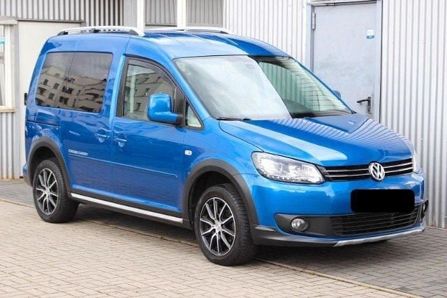 Gebraucht VW Caddy 102 PS (75 kW) 2014 Blau metallic Van / Kleinbus