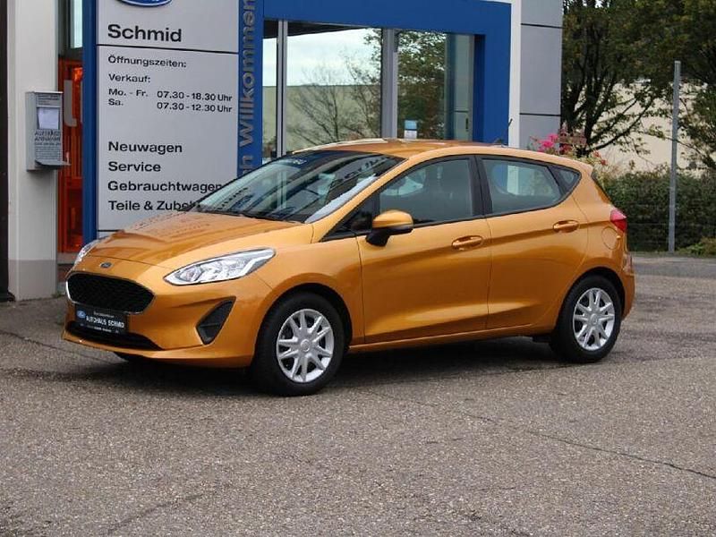 Gelb Gebraucht 2021 Ford Fiesta Trend Kleinwagen | 9.900 € (Fairer Preis) - Bild 1/4