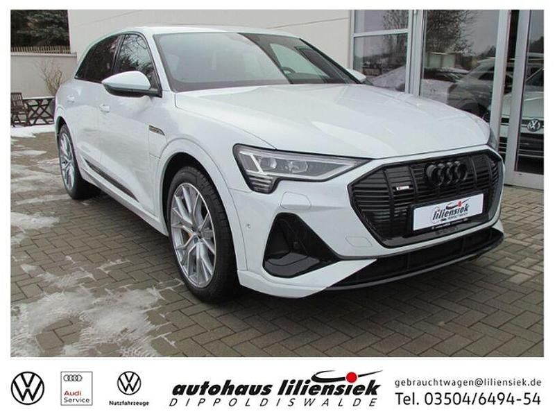 Weiß Gebraucht 2023 Audi e-tron S-Line SUV | 51.950 € - Bild 1/4