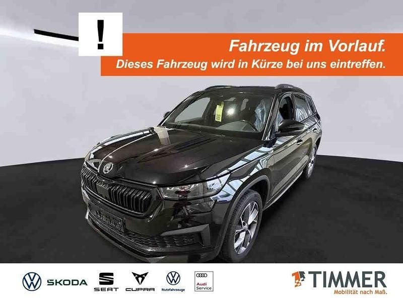 Schwarz magic perleffekt Gebraucht 2022 Skoda Kodiaq SportLine SUV | 34.840 € (Fairer Preis) - Bild 1/4