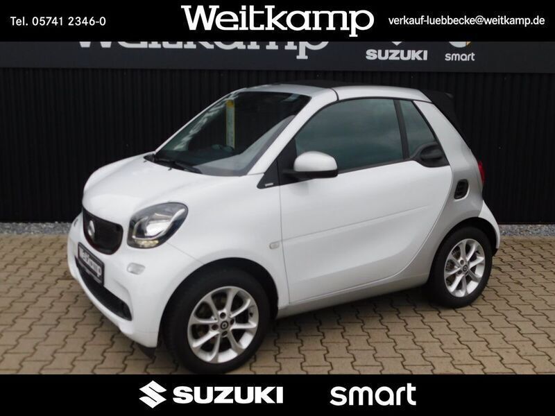 Weiß Gebraucht 2016 Smart ForTwo Cabrio Passion Cabrio | 10.990 € (Fairer Preis) - Bild 1/4