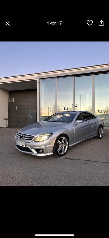 Silber Gebraucht 2007 Mercedes CL500 AMG Coupé | 13.999 € (Superpreis) - Bild 1/4