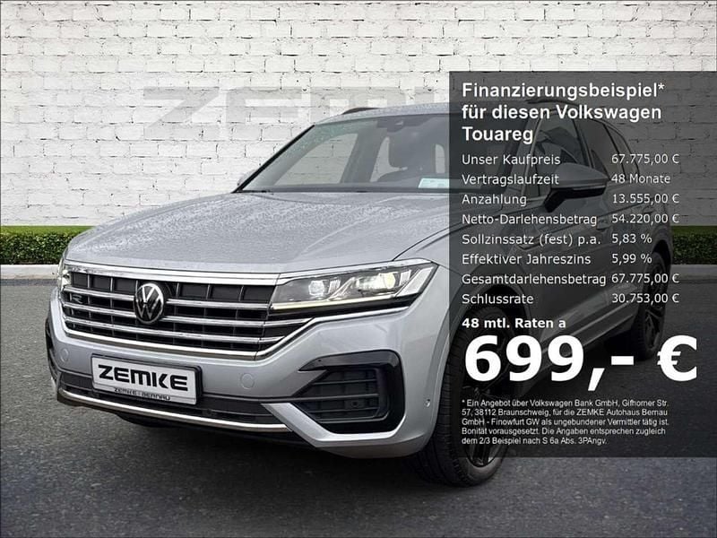 Silber Gebraucht 2023 VW Touareg R-line SUV | 67.775 € (Guter Preis) - Bild 1/2