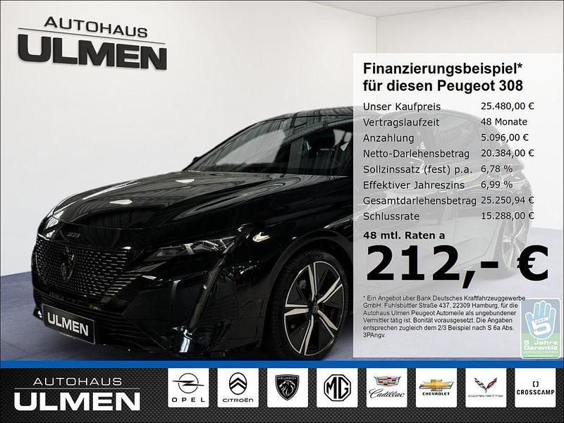 Schwarz Gebraucht 2022 Peugeot 308 GT Limousine | 25.480 € - Bild 1/4