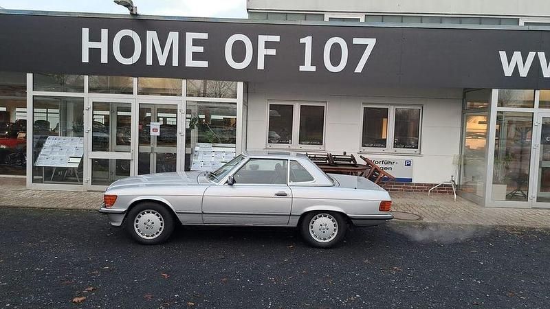 Gebraucht Mercedes SL420 218 PS (160 kW) 1986 Silber Cabrio