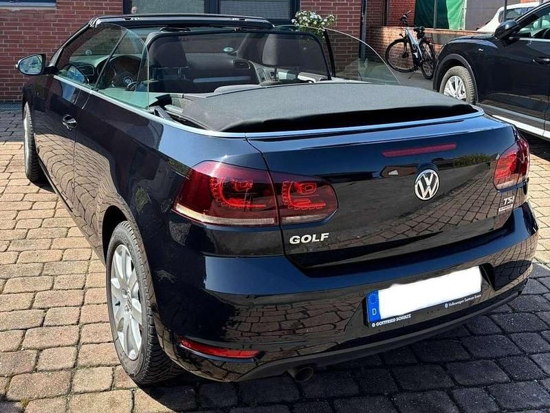 Schwarz Gebraucht 2012 VW Golf Cabriolet Cabrio | 8.950 € (Fairer Preis) - Bild 1/4