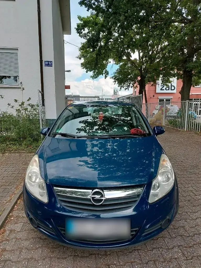 Gebraucht Opel Corsa 101 PS (74 kW) 2008 Blau Kleinwagen