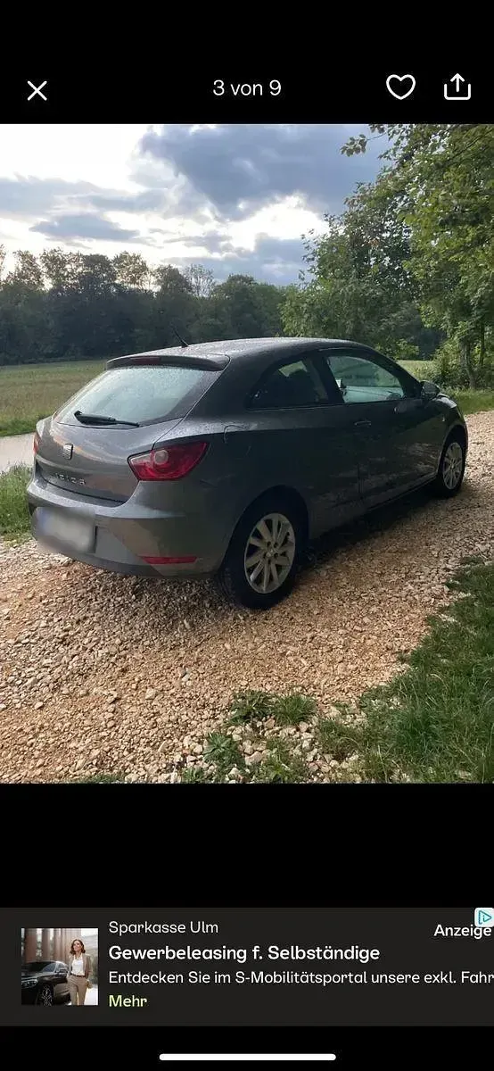 Gebraucht Seat Ibiza SC Style 106 PS (77 kW) 2013 Silber Kleinwagen