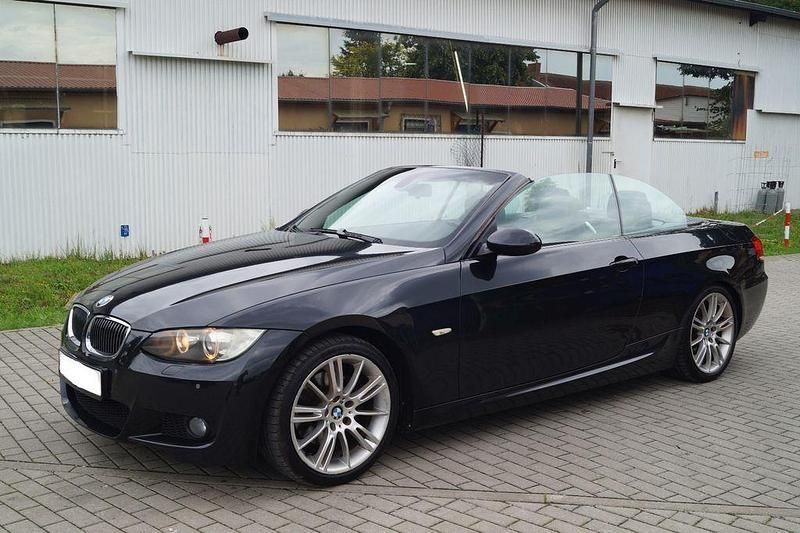 Schwarz Gebraucht 2007 BMW 320 Cabriolet M Sport Cabrio | 5.999 € (Etwas zu teuer) - Bild 1/4