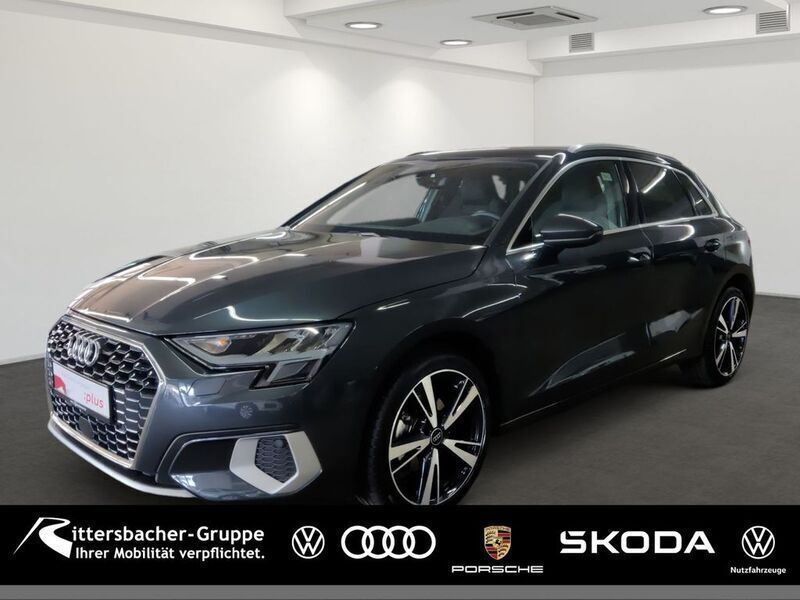 (manhattangrau metallic) Gebraucht 2024 Audi A3 Sportback Advanced Plus Limousine | 30.930 € (Fairer Preis) - Bild 1/4