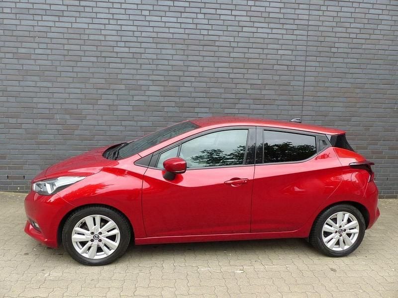 Rot Gebraucht 2019 Nissan Micra N-Connecta Kleinwagen | 13.500 € (Guter Preis) - Bild 1/4