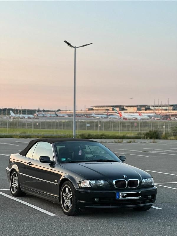 Schwarz Gebraucht 2000 BMW 320 Cabriolet Cabrio | 8.000 € - Bild 1/4