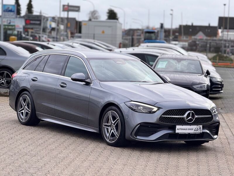 Gebraucht Mercedes C200 AMG line 163 PS (119 kW) 2023 Selenitgrau Kombi