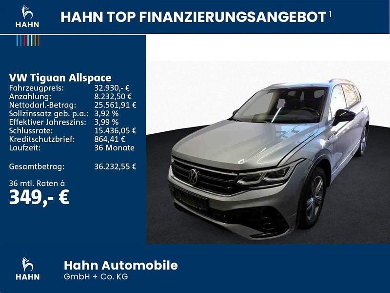 Gebraucht VW Tiguan Allspace Style 200 PS (147 kW) 2022 Pyrit silber metallic SUV