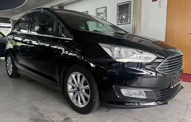 Gebraucht Ford C-MAX Titanium 125 PS (91 kW) 2016 Schwarz Van / Kleinbus