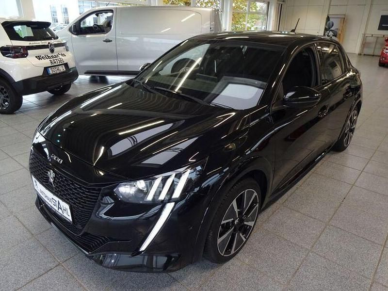 Schwarz Gebraucht 2022 Peugeot e-208 GT Kleinwagen | 18.950 € (Fairer Preis) - Bild 1/4