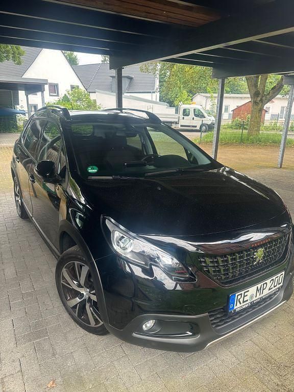 Schwarz Gebraucht 2019 Peugeot 2008 Signature Sky SUV | 12.900 € (Guter Preis) - Bild 1/3