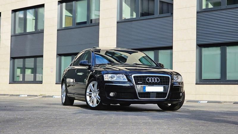 Schwarz Gebraucht 2007 Audi A8 S-Line Limousine | 5.950 € (Guter Preis) - Bild 1/4