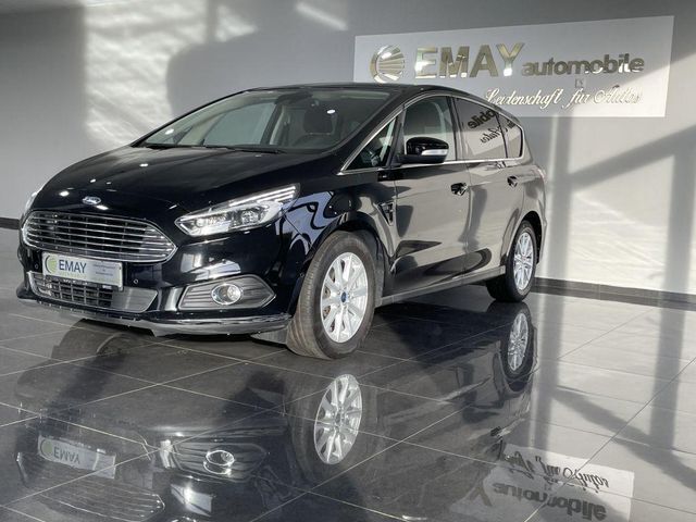 Gebraucht Ford S-MAX Titanium 180 PS (132 kW) 2017 Schwarz (iridiumschwarz metallic) Van / Kleinbus