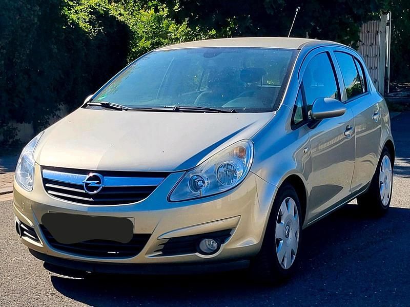 Gelb Gebraucht 2009 Opel Corsa Kleinwagen | 650 € (Superpreis) - Bild 1/4