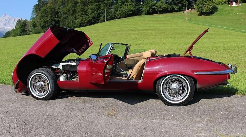 Gebraucht Jaguar E-Type 268 PS (197 kW) 1974 Rot Cabrio