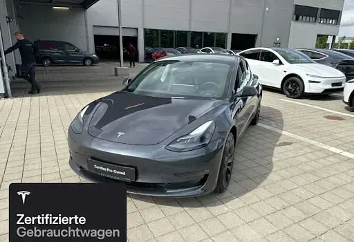 Occasion Tesla Model 3 Performance 377 kW (513 PK) 2023 Zilver Sedan