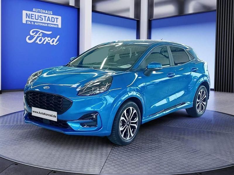 Dynamic blau metallic Gebraucht 2020 Ford Puma Gen-E ST-Line SUV | 16.990 € (Guter Preis) - Bild 1/4