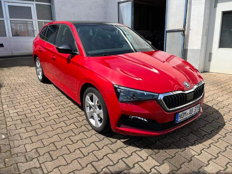 Gebraucht Skoda Scala Style 116 PS (85 kW) 2019 Velvet rot Kleinwagen