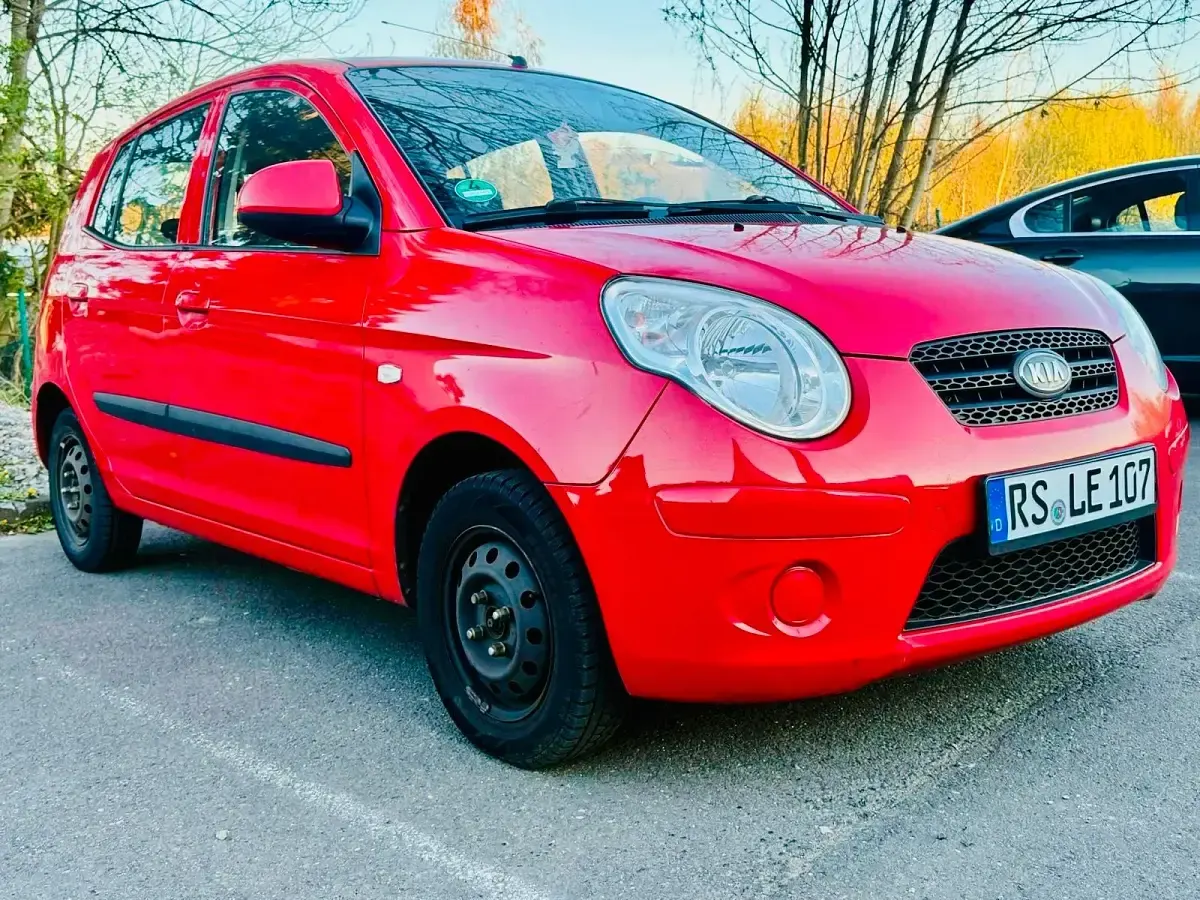 Gebraucht Kia Picanto 65 PS (47 kW) 2009 Rot Kleinwagen