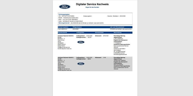 Gebraucht Ford Transit Custom Trend 131 PS (96 kW) 2022 Polarsilber metallic Limousine