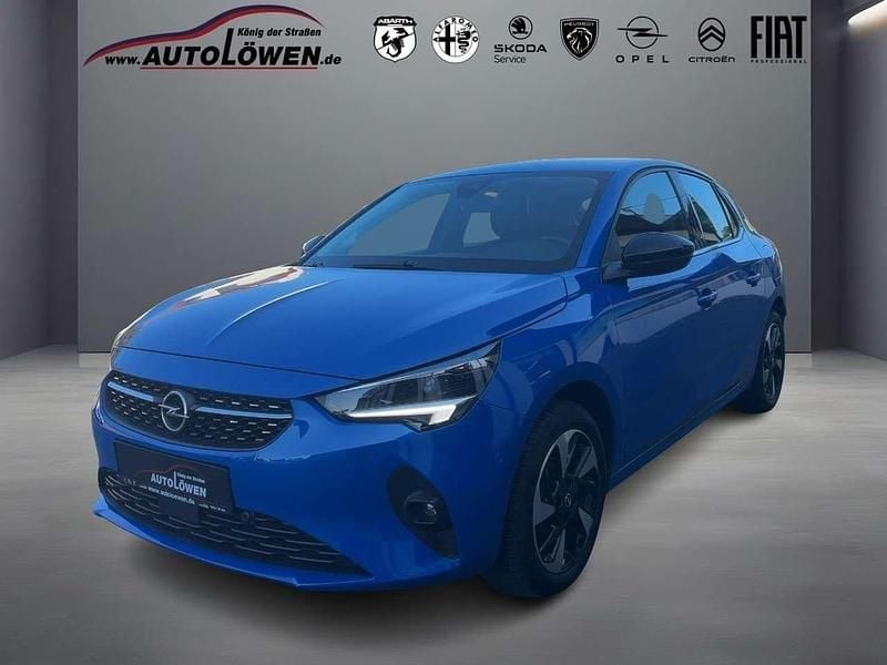 Perl blau/voltaic blue Gebraucht 2022 Opel Corsa-e Elegance Kleinwagen | 12.980 € (Superpreis) - Bild 1/4