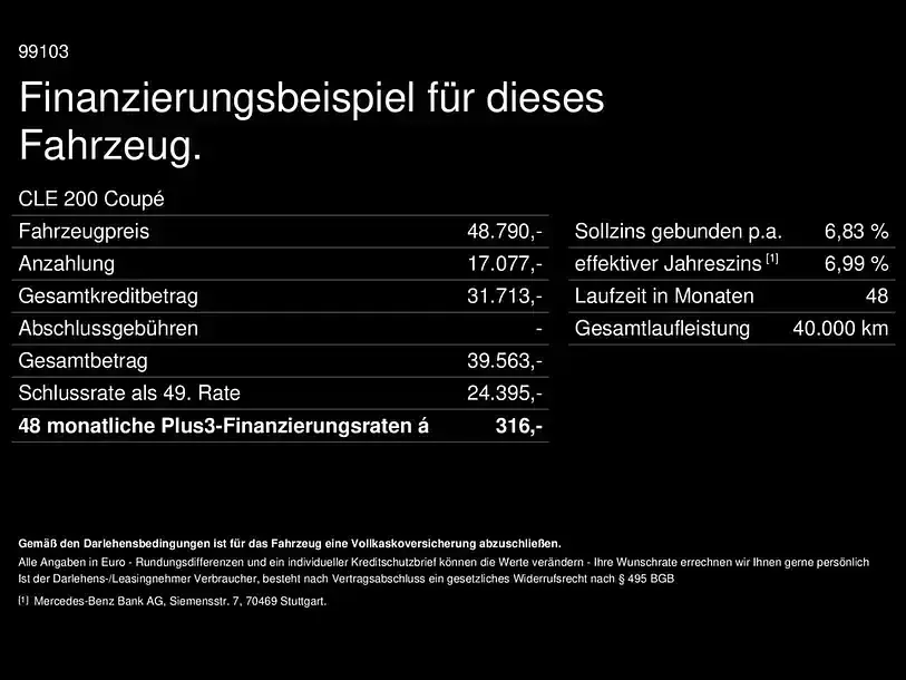 Gebraucht Mercedes CLE200 AMG 204 PS (150 kW) 2025 Polarweiß uni Coupé