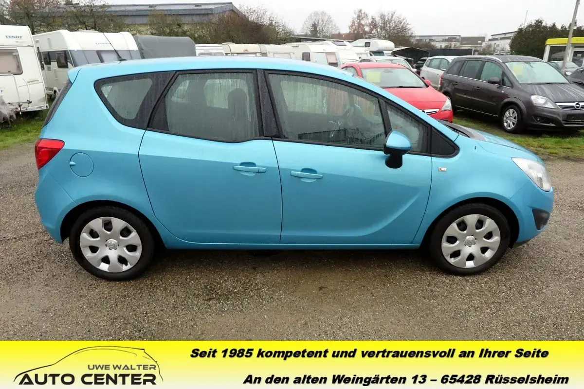Gebraucht Opel Meriva Edition 120 PS (88 kW) 2010 Blau Van / Kleinbus
