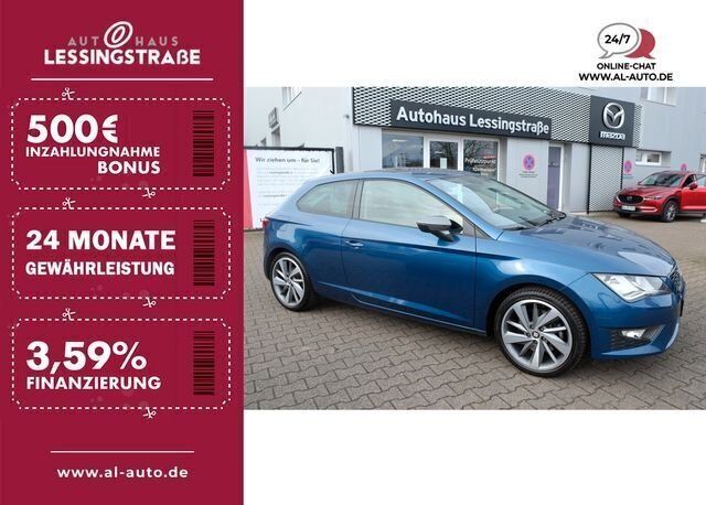 Blau Gebraucht 2015 Seat Leon SC FR Kleinwagen | 16.450 € (Teuer) - Bild 1/4
