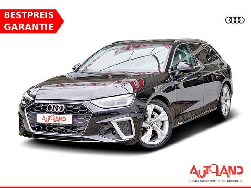 Mythosschwarz metallic (metallic) Gebraucht 2023 Audi A4 S-Line Kombi | 32.990 € (Guter Preis) - Bild 1/4