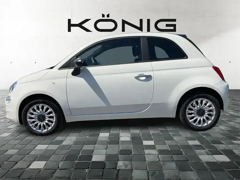 Gebraucht Fiat 500C Basis 69 PS (50 kW) 2023 Gelato weiß (weiß) Cabrio
