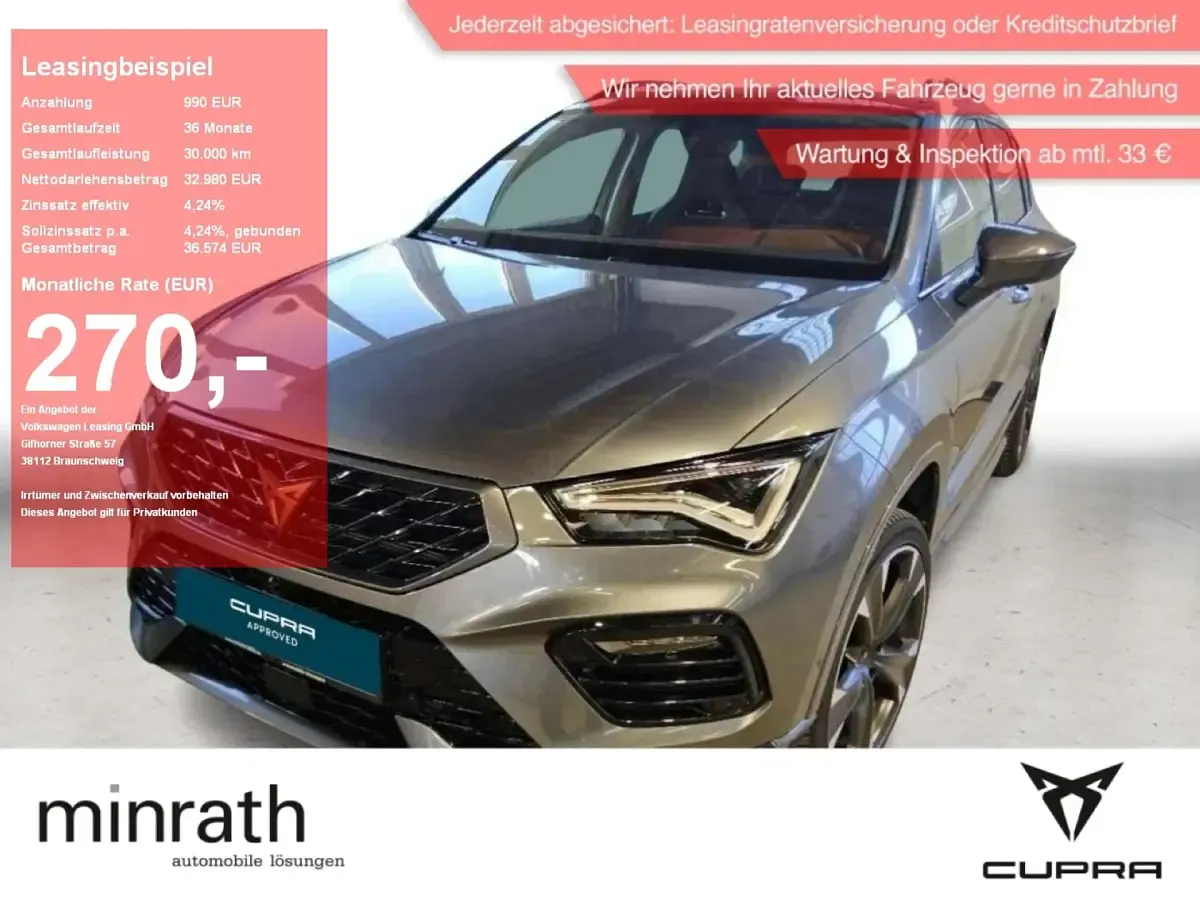Second-hand Cupra Ateca 150 CP (110 kW) 2024 Gri SUV