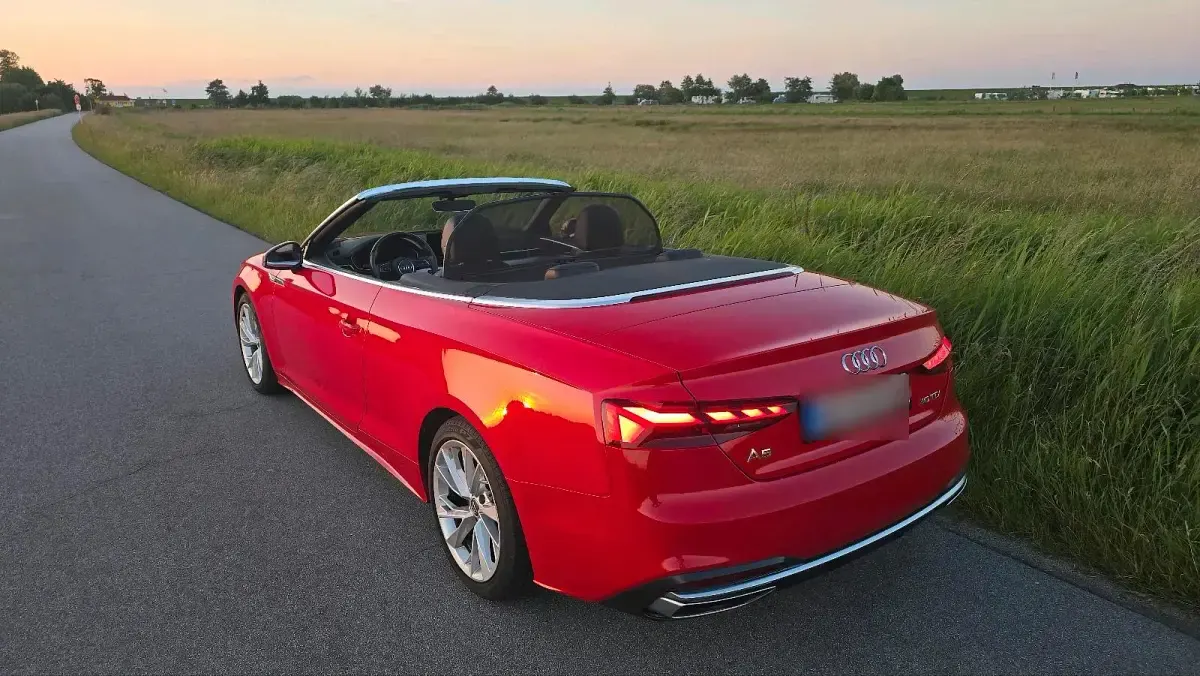 Gebraucht Audi A5 Cabriolet Advanced 190 PS (139 kW) 2020 Rot Cabrio