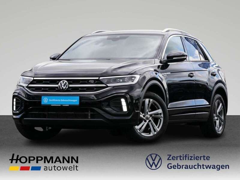 Deep black perleffekt Gebraucht 2023 VW T-Roc R-line SUV | 24.450 € (Teuer) - Bild 1/3