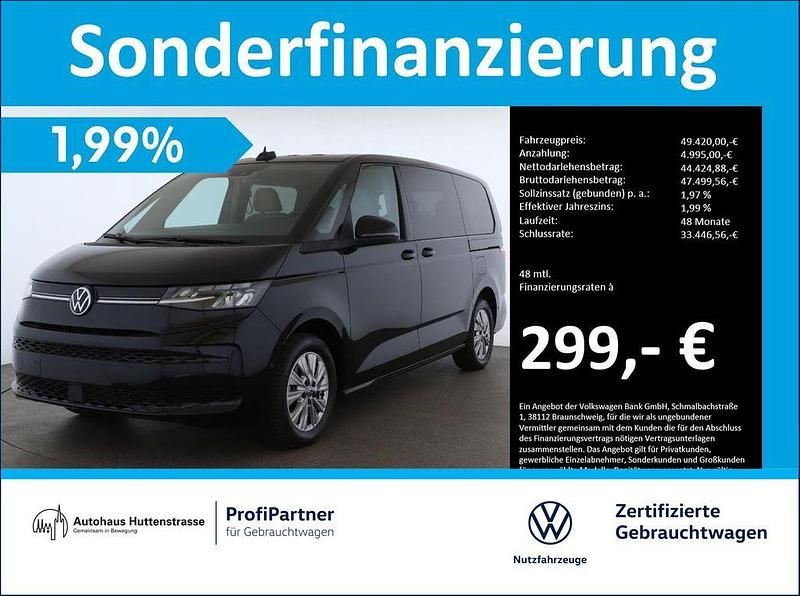 Schwarz Gebraucht 2024 VW T7 Life Van | 49.420 € (Superpreis) - Bild 1/4
