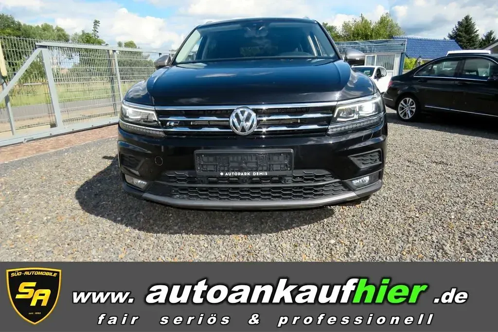 Gebraucht VW Tiguan Allspace Comfortline 200 PS (147 kW) 2021 Deep black (metallic) SUV