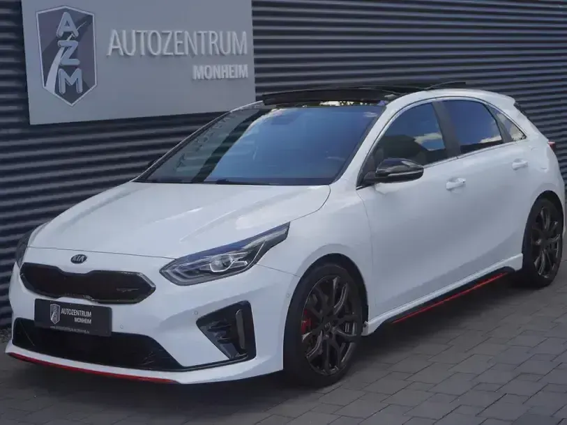 Gebraucht Kia Ceed GT GT 204 PS (150 kW) 2020 Sonderlackierung deluxeweiß metallic Limousine
