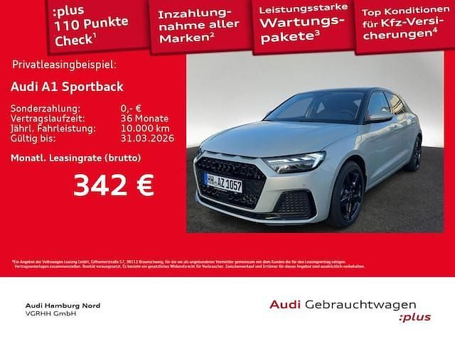 Silber Gebraucht 2025 Audi A1 Sportback Sport Kleinwagen | 27.470 € (Etwas zu teuer) - Bild 1/3