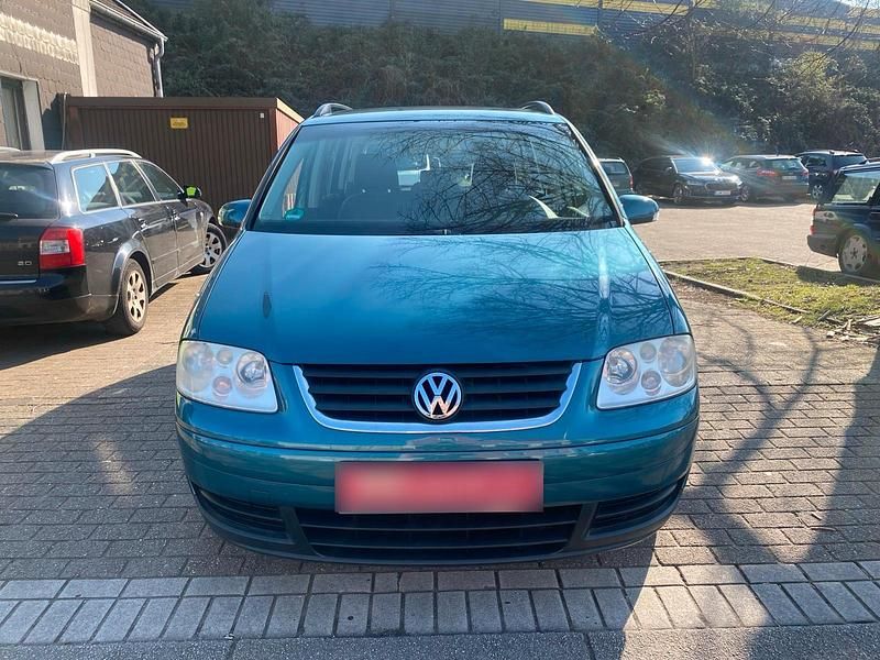 Gebraucht VW Touran 102 PS (75 kW) 2005 Grün Van / Kleinbus