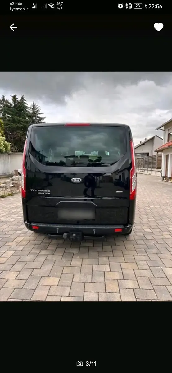 Gebraucht Ford Transit Custom 125 PS (91 kW) 2013 Schwarz Van / Kleinbus